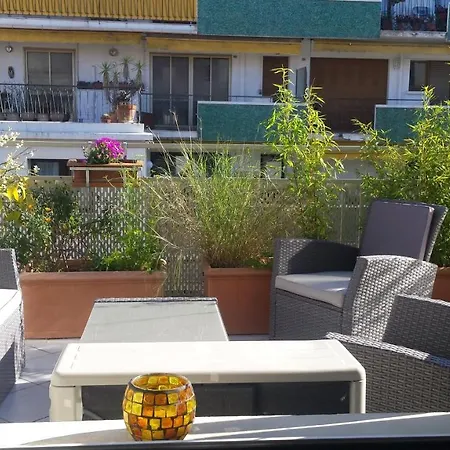 3 Pieces Terrasse Croisette Apartmán